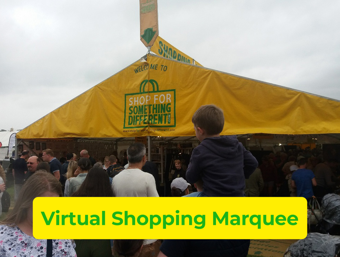 Visit Our Virtual Shopping Marquee