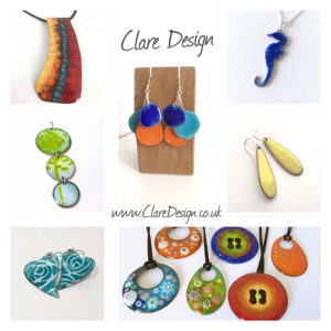 Clare Design Glass Enamel Jewellery